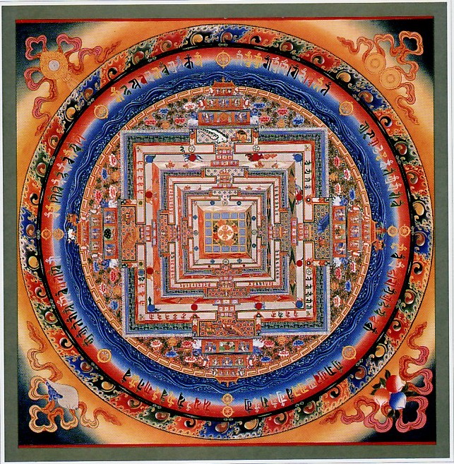 チベット密教 : 身口意具足時輪（カーラチャクラ）曼荼羅図 | Sumally 